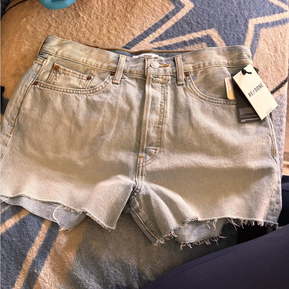 Re/Done Vintage Wash Jean Shorts